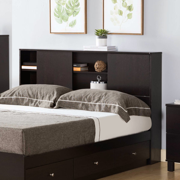 Latitude Run® Deviana Bookcase Headboard & Reviews Wayfair